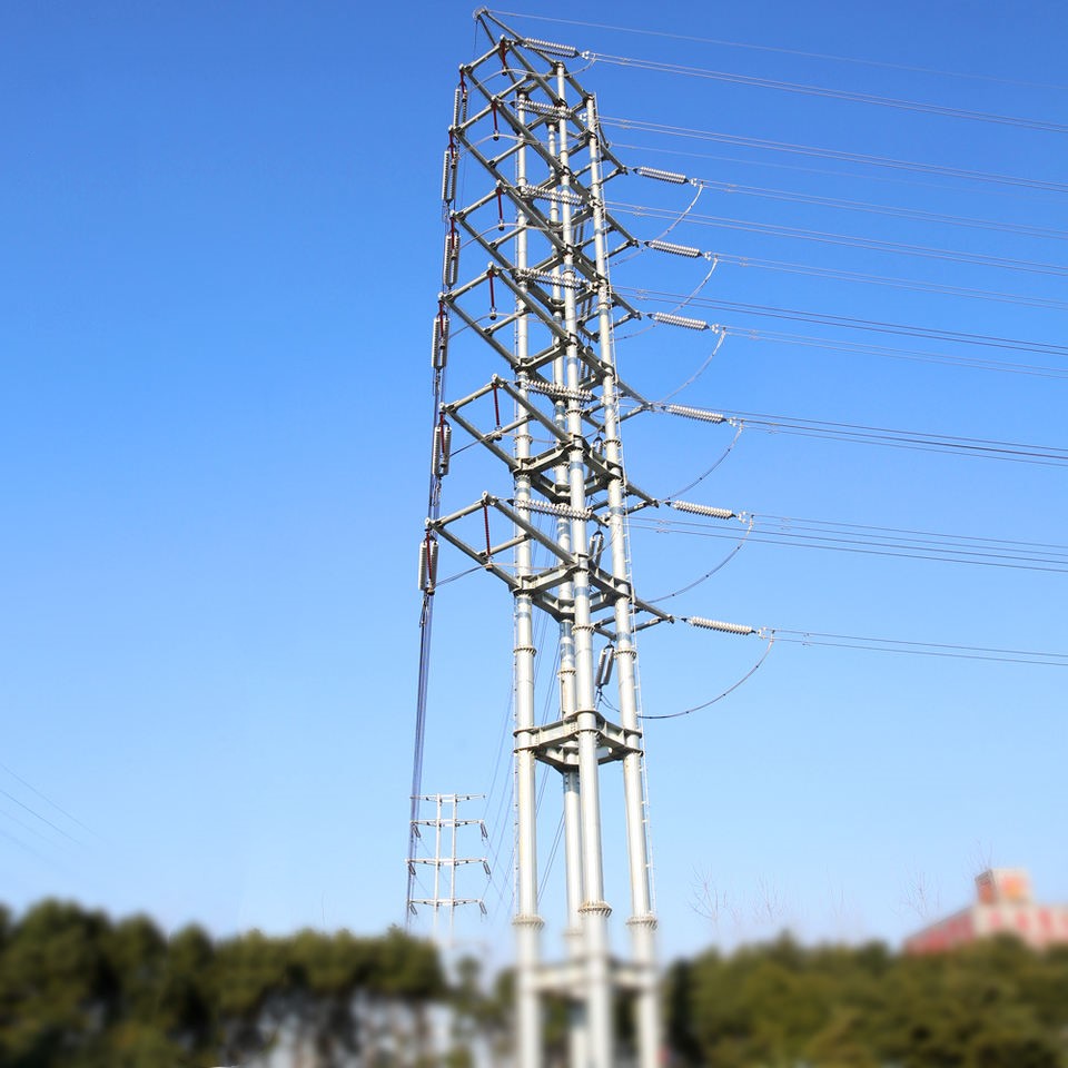 High Voltage Transmission Line Poles